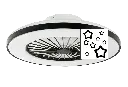 HSL CEILING VENTILATOR "KONSTANTIN" XL STARLIGHT