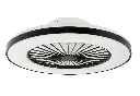 HSL CEILING VENTILATOR "KONSTANTIN" OPAL WHITE/BLACK