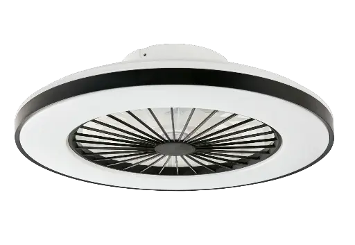 [N2-6FIX-RAIX] HSL DECKENVENTILATOR "KONSTANTIN" OPAL SCHWARZ/WEIß